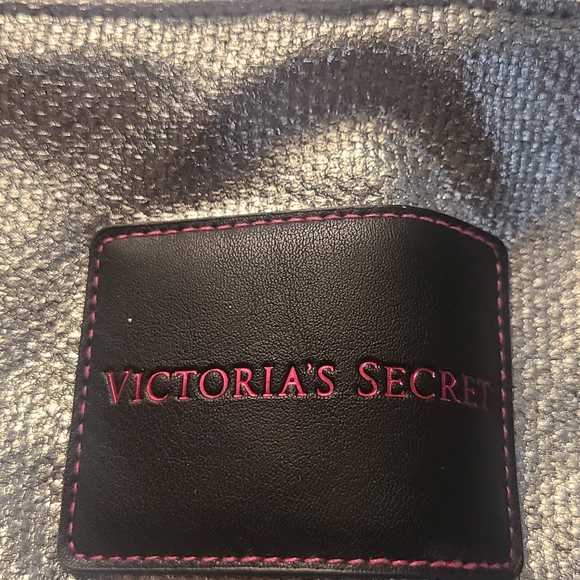 Victoria's Secret VS Silver & Black Large NWOT Tote Bag - Picture 2 of 8